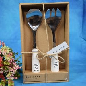 Rae Dunn "TOSS SERVE" Serve set